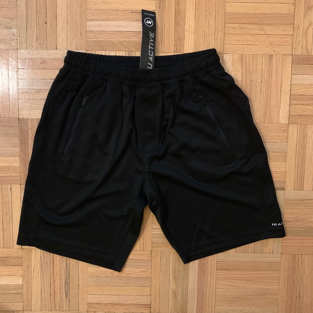 NWT Numero Uno Black shorts gym work out